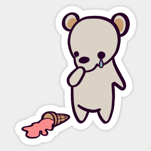 Ice Cream Accident Sticker